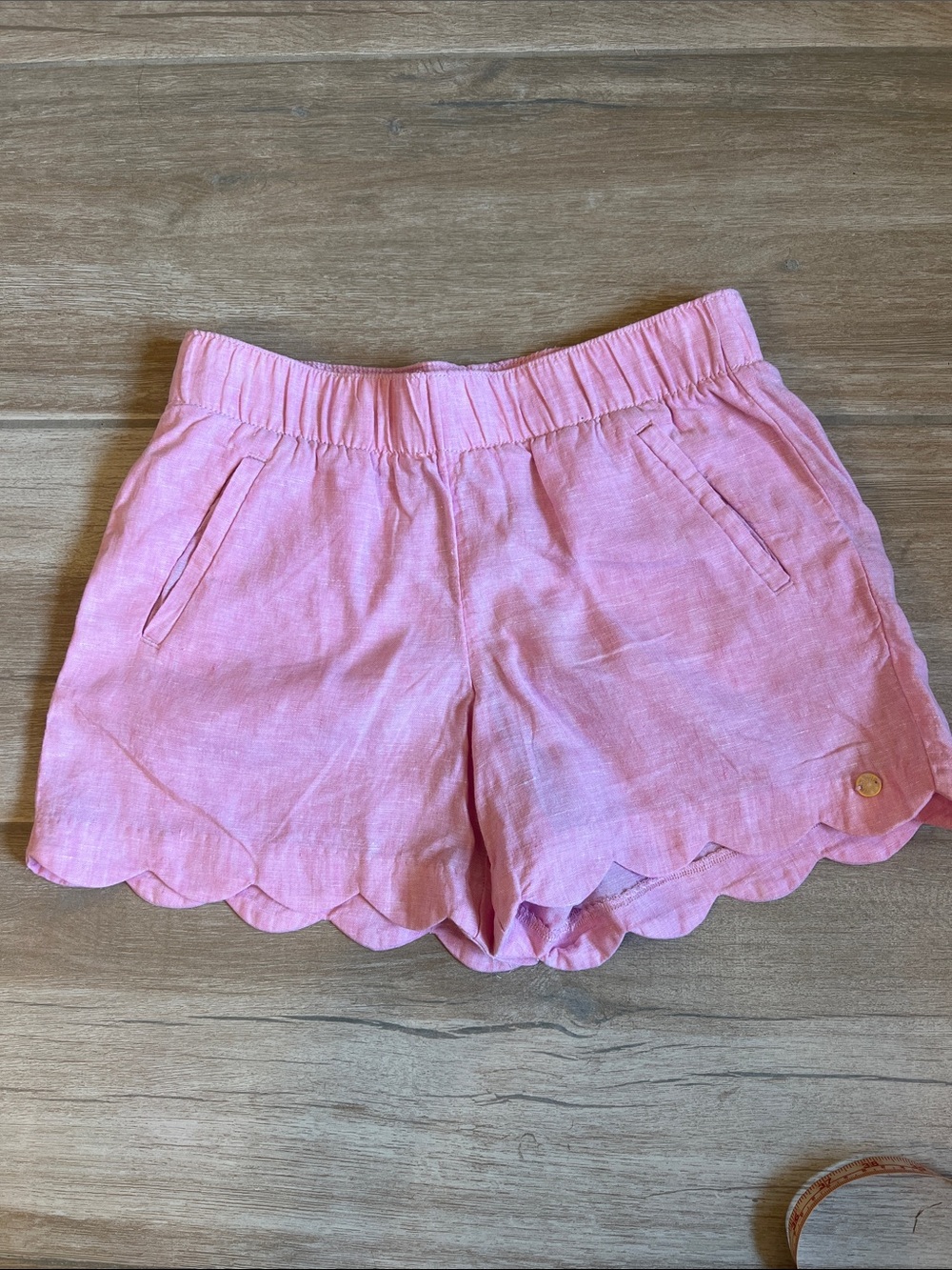 Lilly Pulitzer Pink Scallop-Hem Shorts size XS